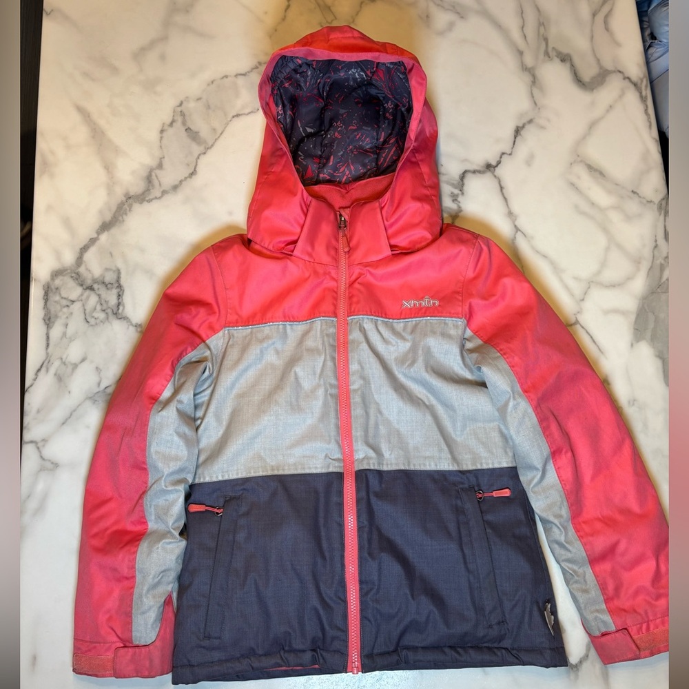 Stylish Kids winter coat - Pink, Gray, and Navy